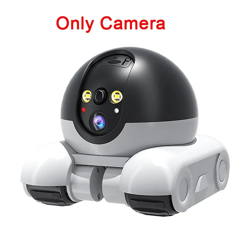 WIFI Dual Lens Robot Camera Dual Screen Monitoring 1080P HD PTZ IP Security Surveillance Camera Auto Tracking Baby Pets Monitor