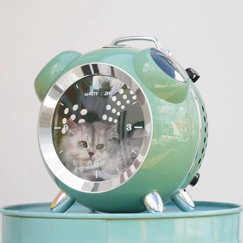 Intelligent Outdoor Portable comfortable Pet Cat Backpack Large Capacity Carrier with temperature and humidity reminder