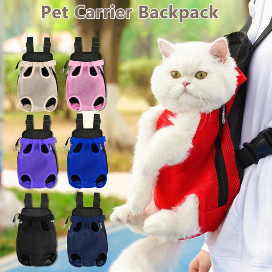 Breathable Pet Travel Backpack – Portable Tote Carrier for Cats & Dogs