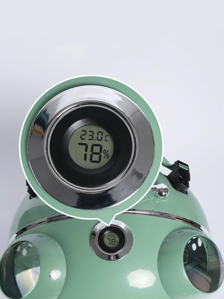 Intelligent Outdoor Portable comfortable Pet Cat Backpack Large Capacity Carrier with temperature and humidity reminder