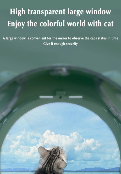 Intelligent Outdoor Portable comfortable Pet Cat Backpack Large Capacity Carrier with temperature and humidity reminder