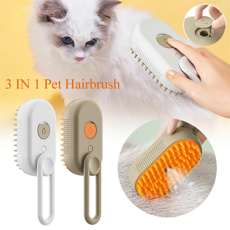 Pet Grooming Brush – Clean, Massage & Deshed