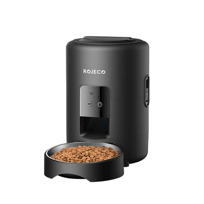 ROJECO™ 2L Smart WiFi Automatic Pet Feeder – App Control & 10-Day Freshness Dispenser