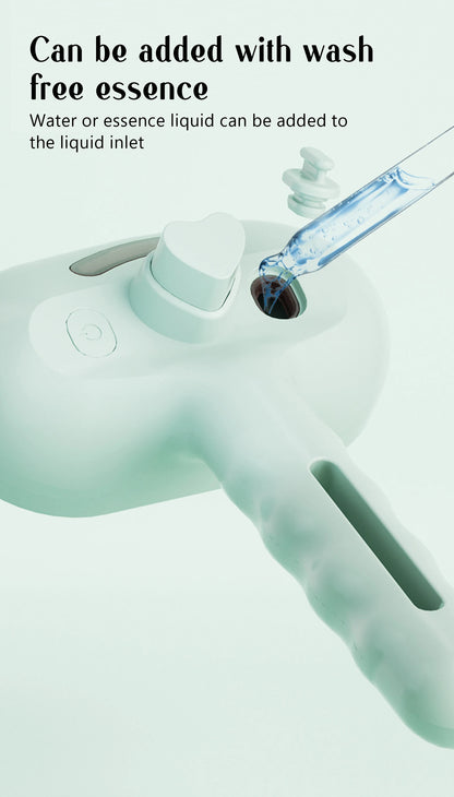 SafeSteam 3-in-1 Pet Brush – Gentle Hair Removal for Cats & Dogs