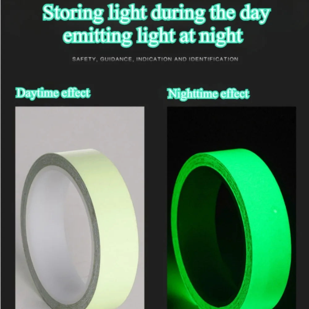 Cat luminous stickers adhesive tape night home indoor outdoor self  luminous fluorescent strips Stair warning tape DIY stage