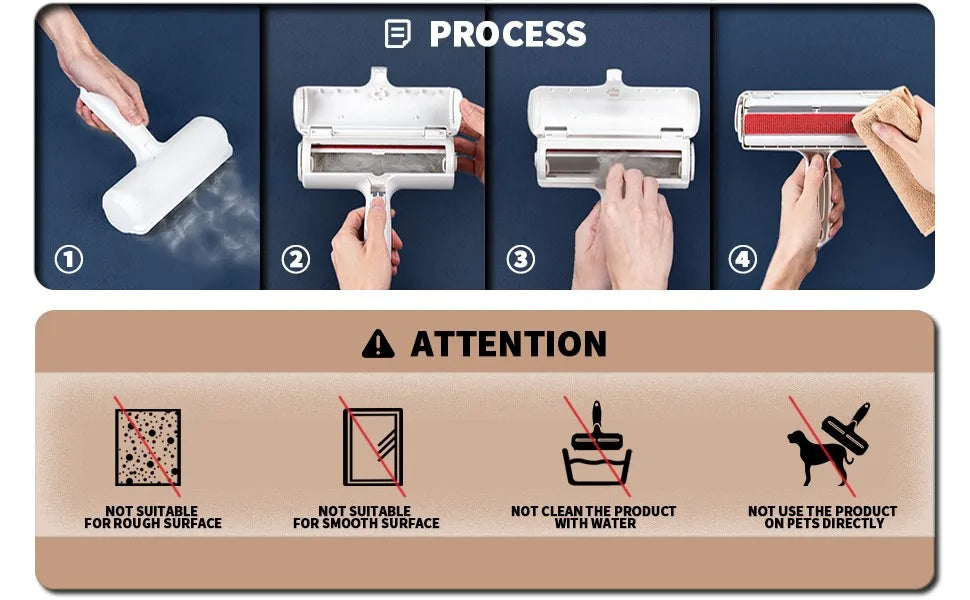 PureHome Pet Fur Roller – Fast & Effective Hair Removal