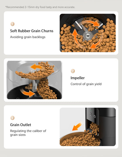 ROJECO™ 2L Smart WiFi Automatic Pet Feeder – App Control & 10-Day Freshness Dispenser