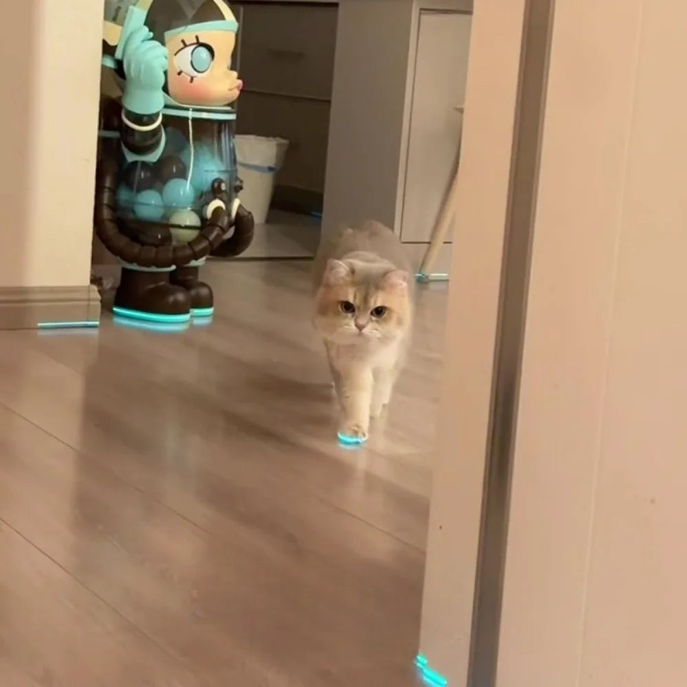 Cat luminous stickers adhesive tape night home indoor outdoor self  luminous fluorescent strips Stair warning tape DIY stage