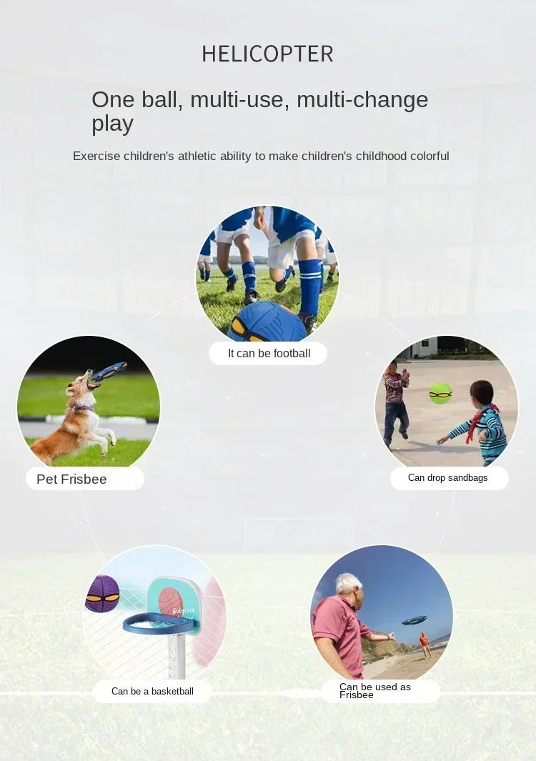 UFO Magic Ball – Pop-Up Flying Saucer Outdoor Toy