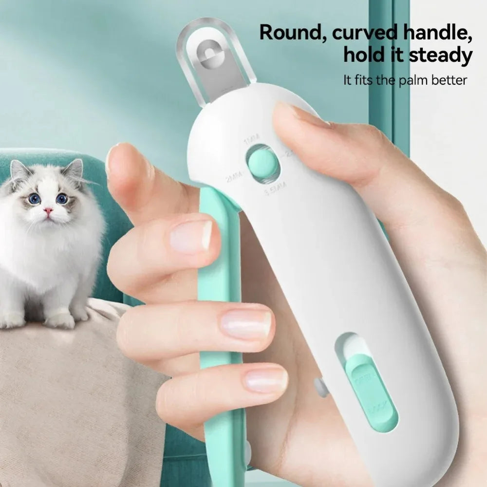 Professional Pet Nail Clippers – Adjustable Safety Hole & Comfort Grip
