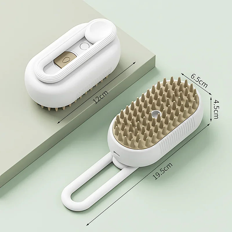 Pet Grooming Brush – Clean, Massage & Deshed