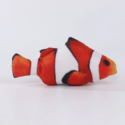 Hot sale of cat-teasing toys simulation fish tear-teasing cat chew plush toys fish cat supplies Pet supplies