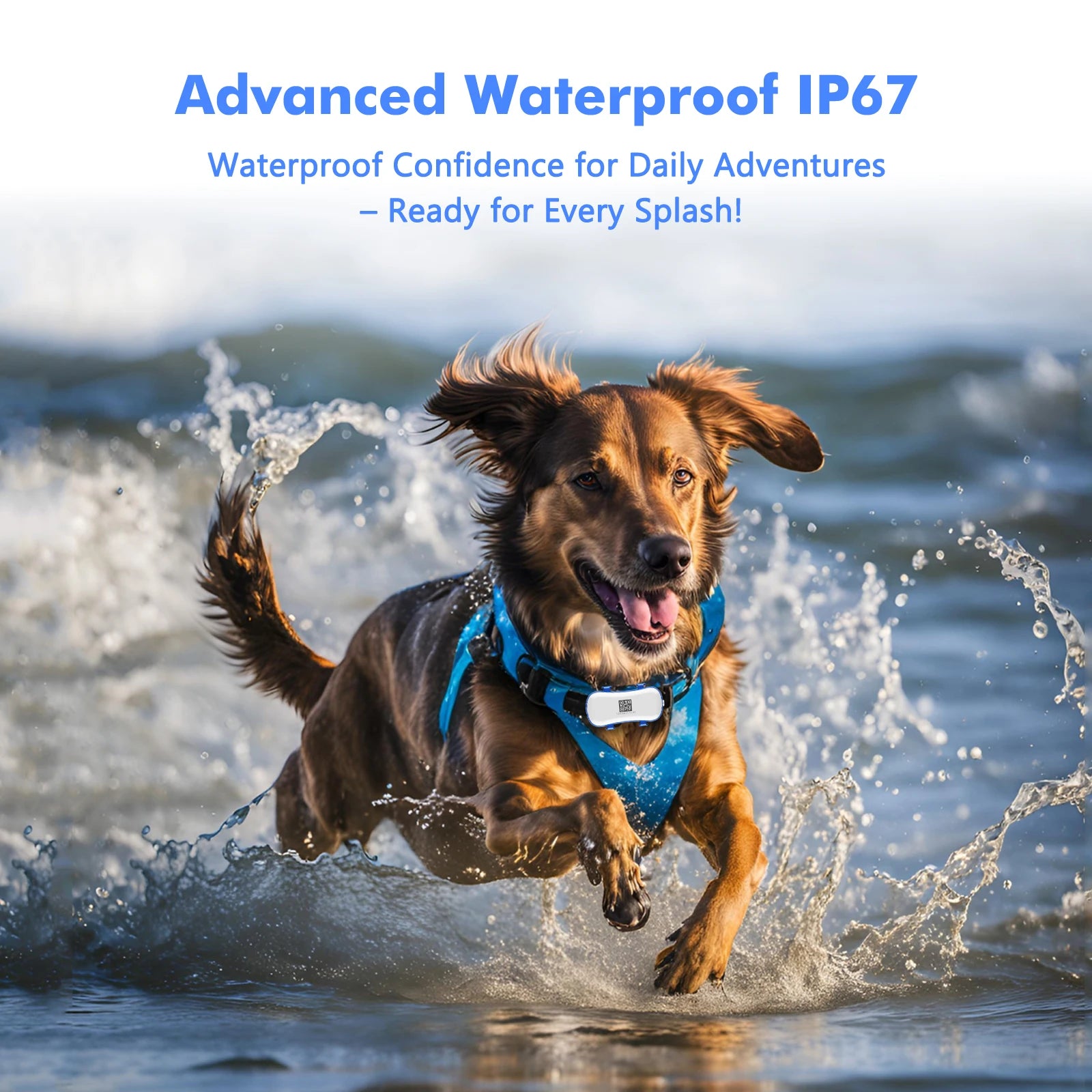 ‌4G Dog Cat GPS Tracker for Pets - Waterproof Smart Locator with App, Live Tracking & Light/Sound