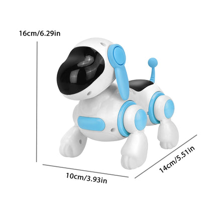 Smart Interactive Robotic Dog Simulated Walking Light Sound Music Children's Educational Crawling, Singing and Interactive New