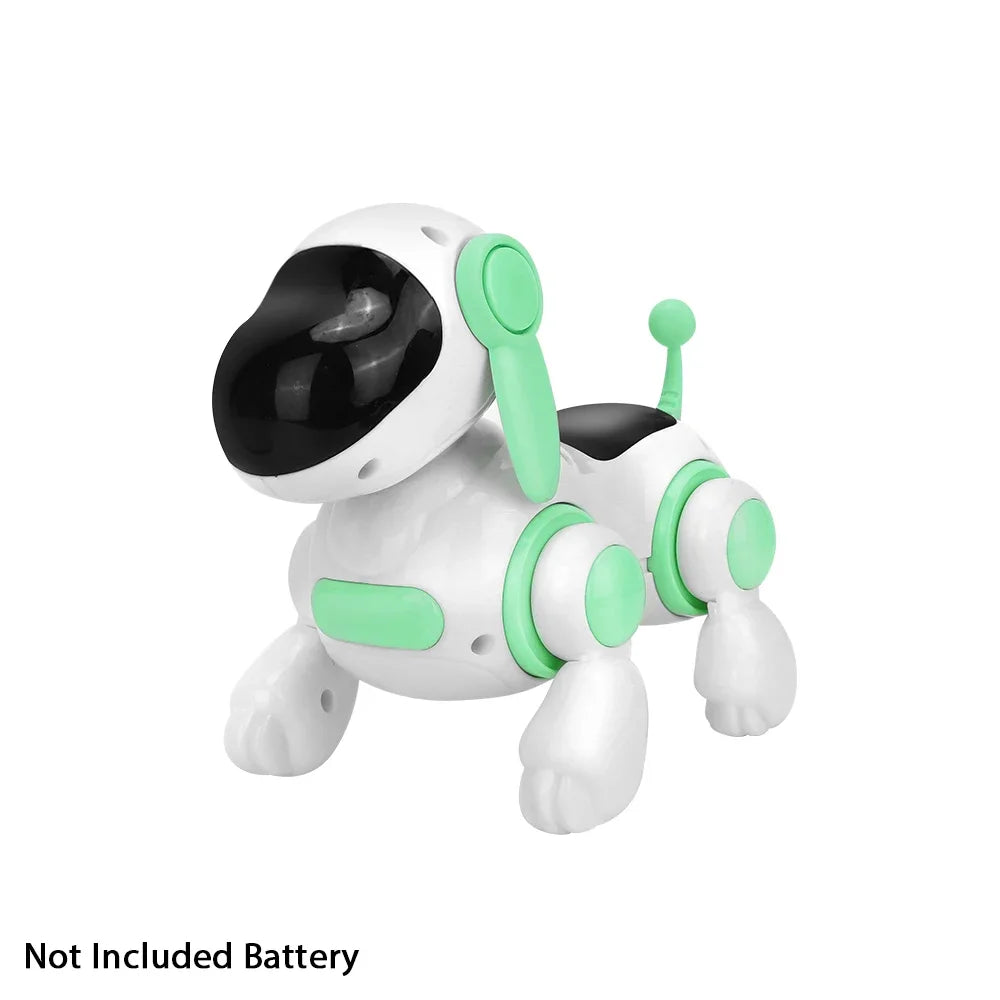 Smart Interactive Robotic Dog Simulated Walking Light Sound Music Children's Educational Crawling, Singing and Interactive New