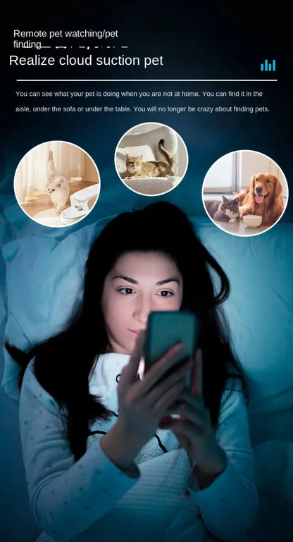 WIFI Dual Lens Robot Camera Dual Screen Monitoring 1080P HD PTZ IP Security Surveillance Camera Auto Tracking Baby Pets Monitor