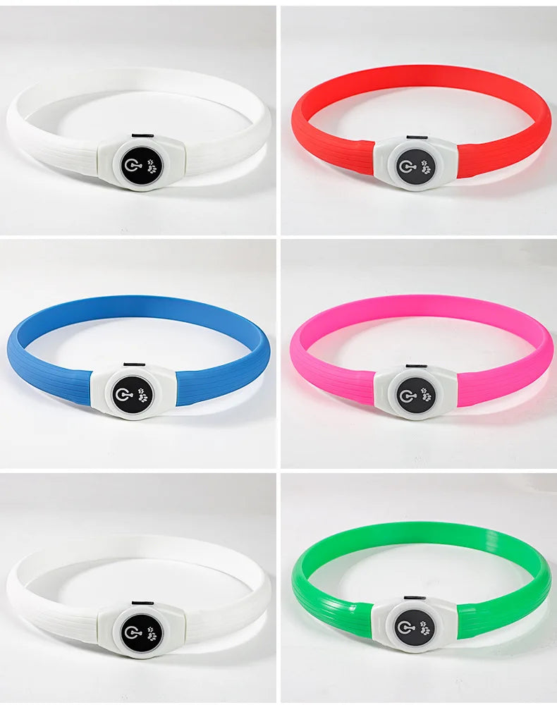 Ultra-Bright LED Collar – Weatherproof Night Safety for All Dogs