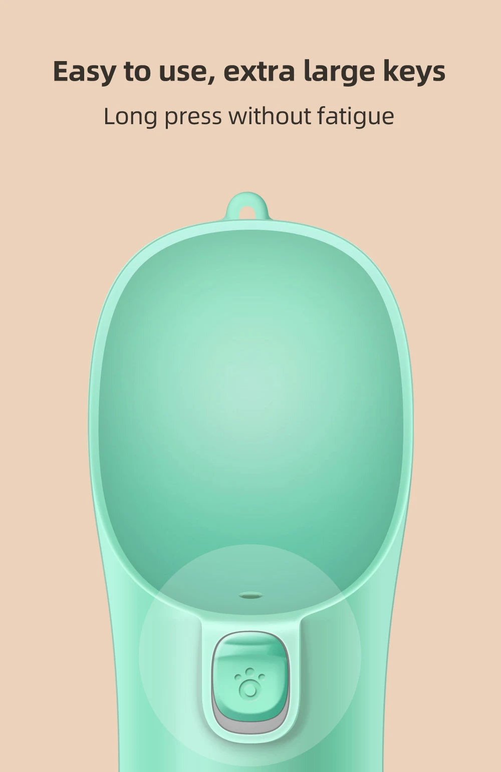 AquaWag™ Leakproof Pet Travel Bottle – Portable Water Dispenser & Drinking Bowl for Dogs & Cats