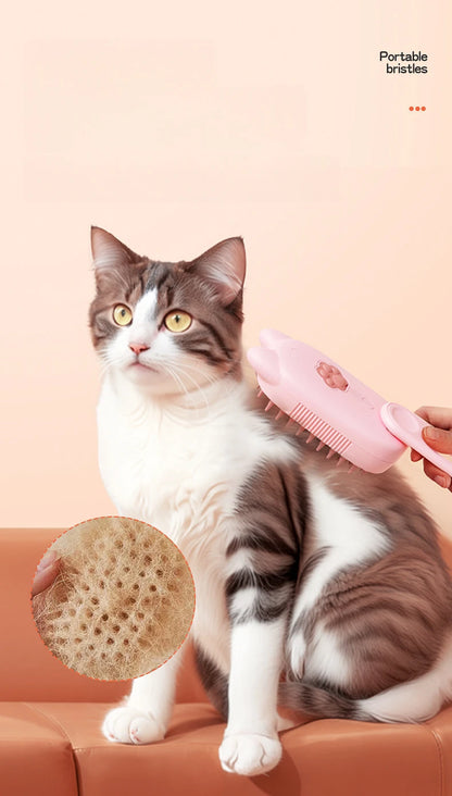 Pet Grooming Brush – Clean, Massage & Deshed