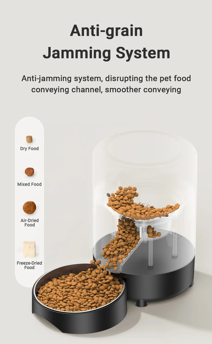 ROJECO™ 2L Smart WiFi Automatic Pet Feeder – App Control & 10-Day Freshness Dispenser