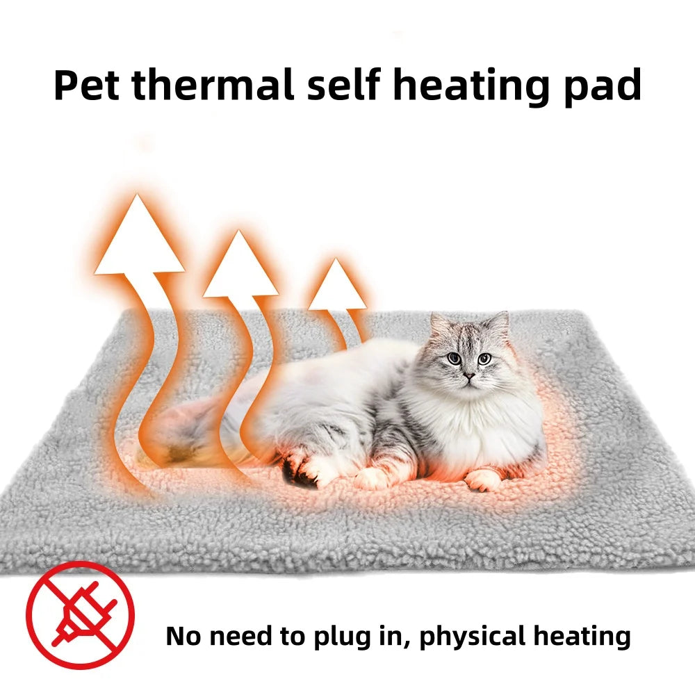 AeroWarm Self-Heating Pad – Thermal Core Pet Blanket