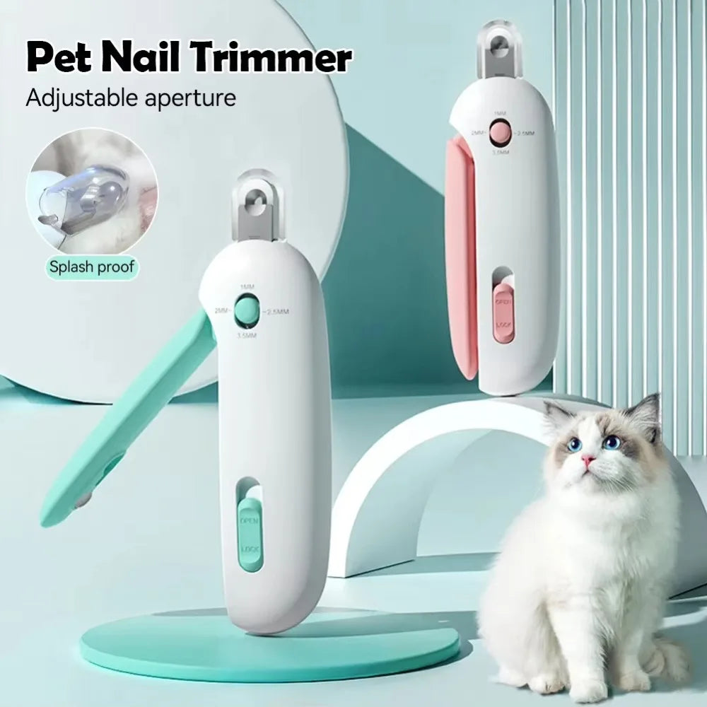 Professional Pet Nail Clippers – Adjustable Safety Hole & Comfort Grip