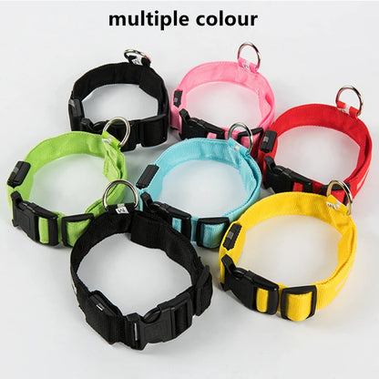 3-Mode LED Glow Safety Collar – USB Rechargeable & Weatherproof Loss Prevention