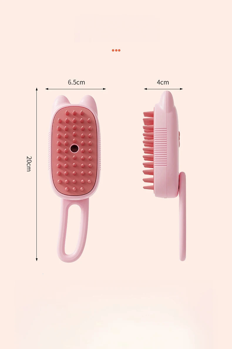 Pet Grooming Brush – Clean, Massage & Deshed