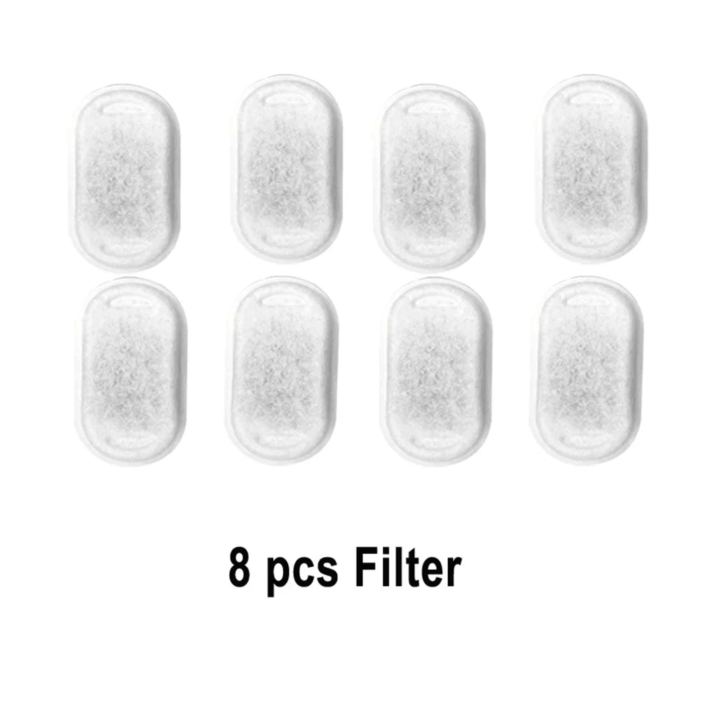 2.2L Automatic Cat Water Fountain Square Stainless Steel Pet Water Feeder Dog Water Fountain with window（No 5V 1A Plug）