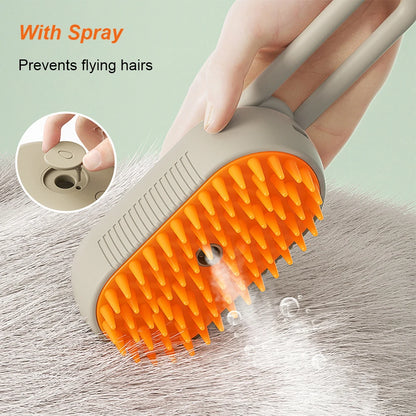 Pet Grooming Brush – Clean, Massage & Deshed