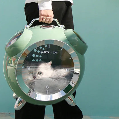 Intelligent Outdoor Portable comfortable Pet Cat Backpack Large Capacity Carrier with temperature and humidity reminder