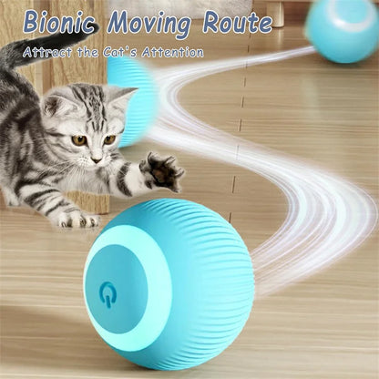 Smart Dog Toy Ball Electronic Interactive Pet Toy Moving Ball USB Automatic Moving Bouncing for Puppy Christmas gift Cat Product
