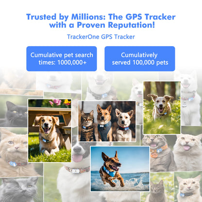 ‌4G Dog Cat GPS Tracker for Pets - Waterproof Smart Locator with App, Live Tracking & Light/Sound