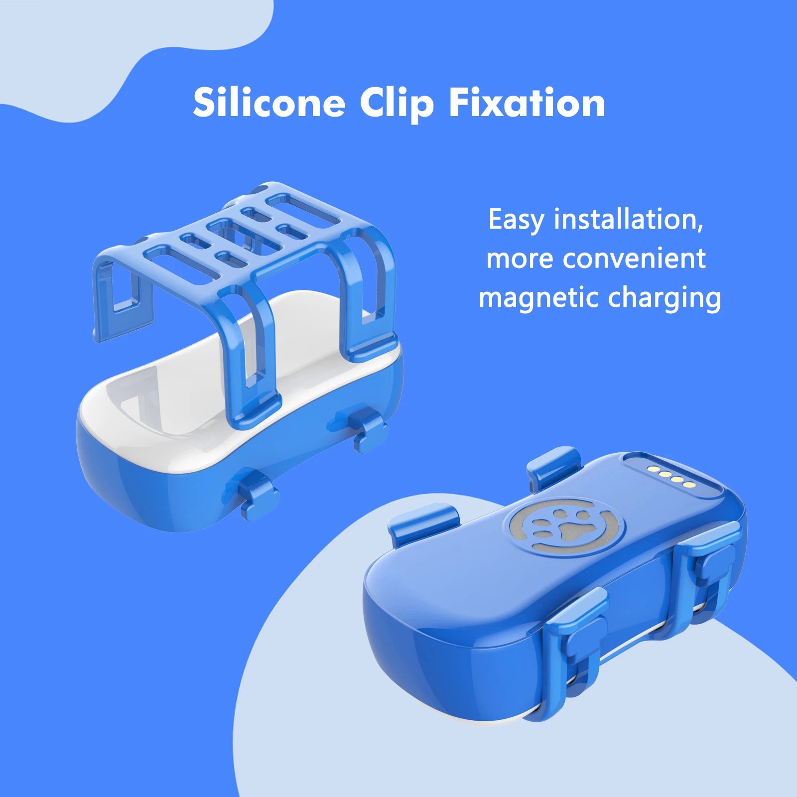 ‌4G Dog Cat GPS Tracker for Pets - Waterproof Smart Locator with App, Live Tracking & Light/Sound