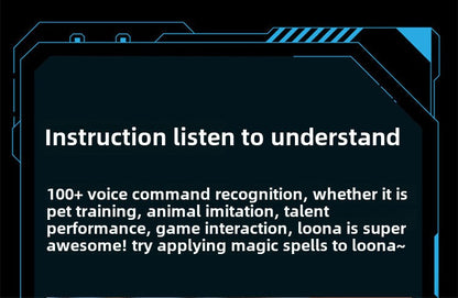 Loona Smart Pet Robot | AI Interactive,Gesture Control,Voice Commands,Home Monitoring,Multilingual Support,Children's Companion